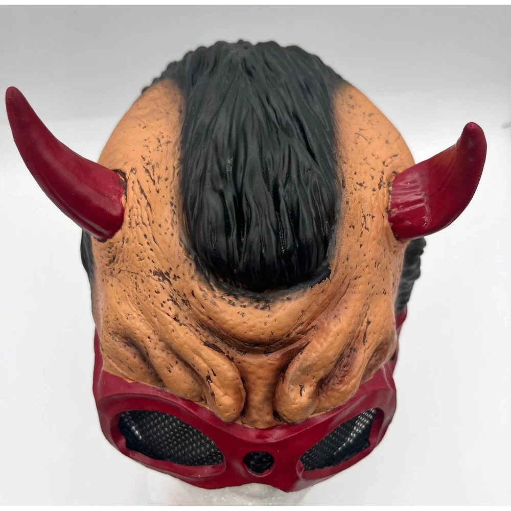 Rockstar Devil Halloween Mask Red Horne One‎ Size Adult